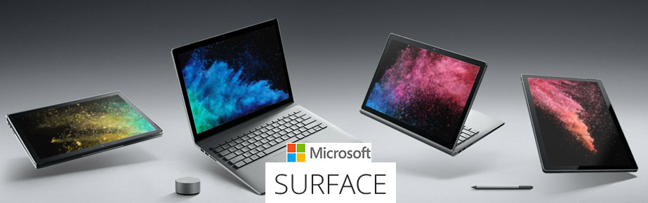 Idées Cadeaux Noël Surface Pro, Surface Book, Surface Laptop et Surface Studio de Microsoft