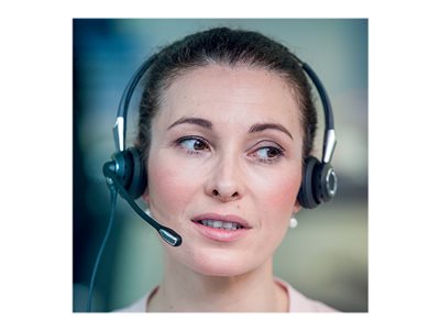 Casque d'écoute Jabra BIZ 2400, USB, pour Microsoft Lync, FreeSpin