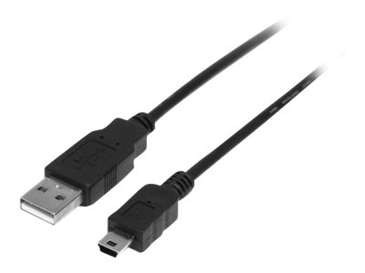 D2 DIFFUSION - Câble USB 2.0 A mâle / B micro mâle - 3 m - Noir