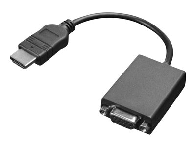 Adapt. HDMI Male/VGA Femelle (HD15) monobloc