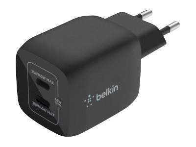 Belkin Chargeur USB-C 45 W Noir pour tablette et PC (WCH011VFBK