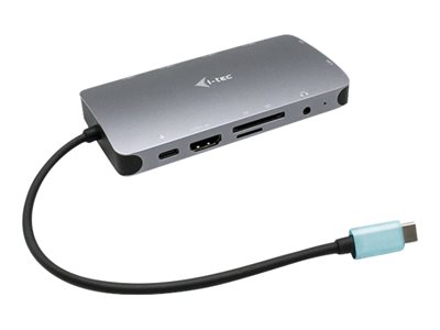 DEXLAN Dock USB-C Dual HDMI 4K LAN 2x USB-A Power Del. 3.0 100W