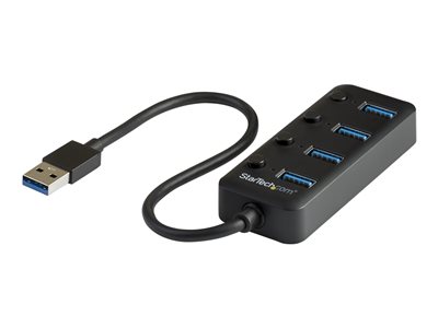 Hub USB Raidsonic 4 ports USB3.0 avec interrupteur, avec