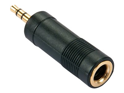 Lindy Adaptateur audio Jack stéréo 3,5mm M / 6,3mm F Adaptateur
