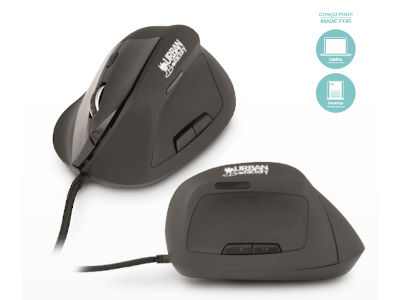 ERGO PRO souris verticale ergonomique sans fil Bluetooth 5.0 / 2.4 GHz pour  droitier - Urban Factory