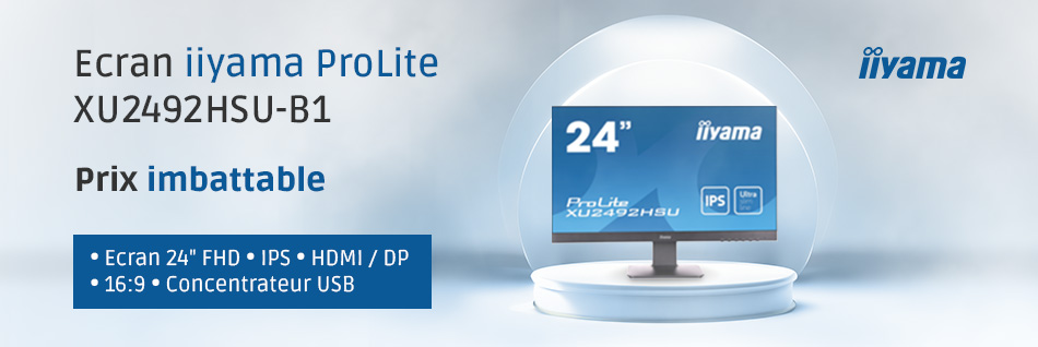 Prix imbattable sur l'écran 24 Iiyama ProLite