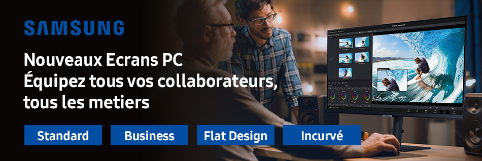Nouveaux Ecrans PC Samsung : du moniteur polyvalent à l'écran pour  application colorimétrique
