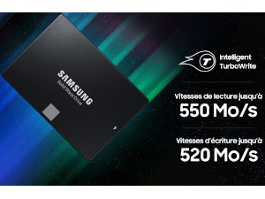 Samsung 860 EVO MZ-76E500B - SSD - chiffré - 500 Go - interne